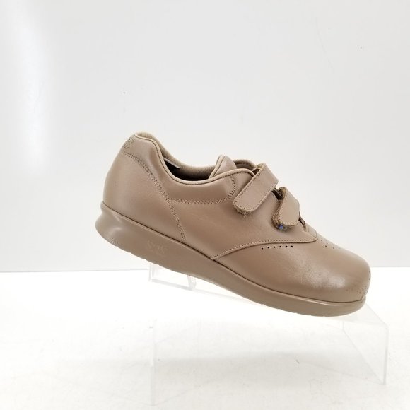 SAS Me Too Women's Tan Oxford Leather Adjustable Shoes 9 EE Retail $164 - Picture 1 of 8